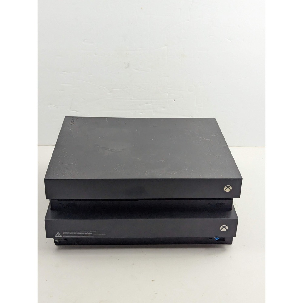 Broken Microsoft Xbox One X  Lot of 2  Console Gaming System Only 1787 READ